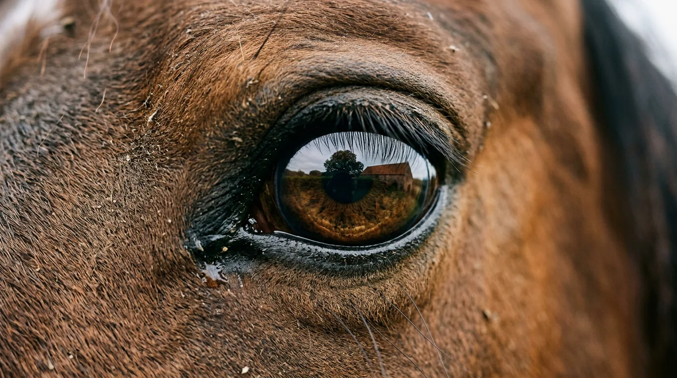 Un regard de cheval, Centre équestre L'Étalon, Drumettaz-Clarafond